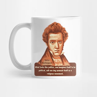 Søren Kierkegaard Portrait and Quote Mug